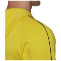 Bluza dziecięca adidas MS CORE18 żółta z kapturem