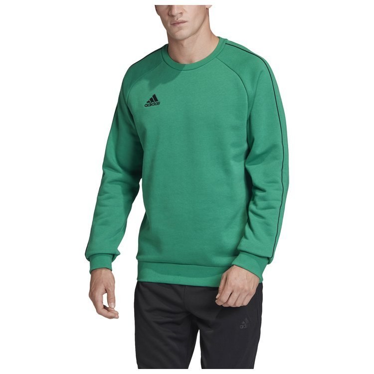 Bluza męska adidas Core 18 Sweat Top zielona bez kaptura Bluza męska adidas Core 18 Sweat Top zielona bez kaptura