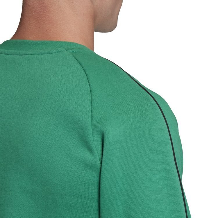 Bluza męska adidas Core 18 Sweat Top zielona bez kaptura