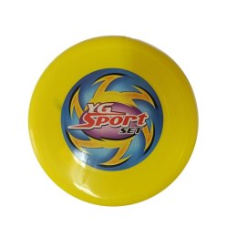 Dysk latający frisbee 1357 żółty plastikowy