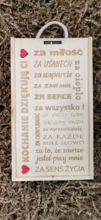 Grawerowana skrzynka na Alkohol SKRZYNKAZ zamykana okolicznościowa Grawerowana skrzynka na Alkohol SKRZYNKAZ zamykana okolicznościowa