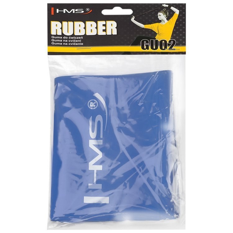 Guma do ćwiczeń fitness HMS GU02 1,2m niebieska Guma do ćwiczeń fitness HMS GU02 1,2m niebieska