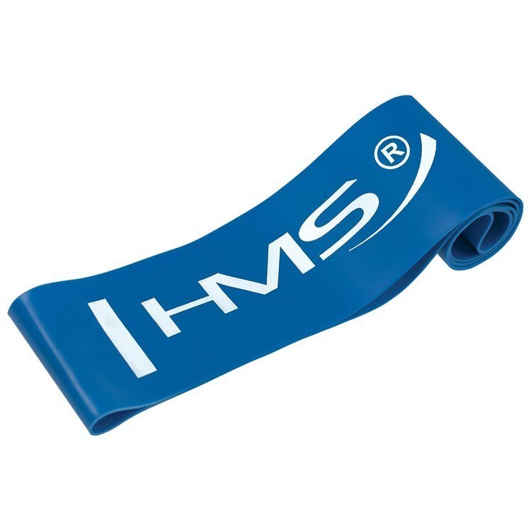 Guma do ćwiczeń fitness HMS GU04 0,9 mm niebieska Guma do ćwiczeń fitness HMS GU04 0,9 mm niebieska