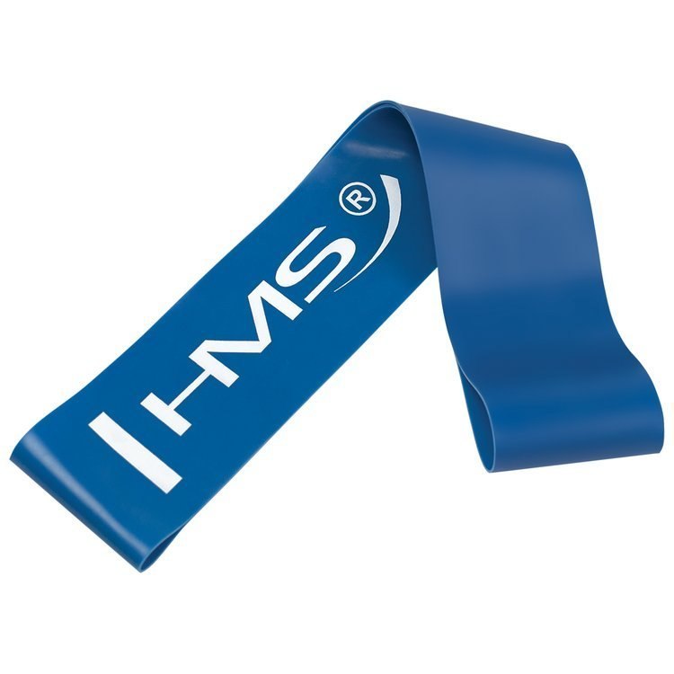Guma do ćwiczeń fitness HMS GU04 0,9 mm niebieska Guma do ćwiczeń fitness HMS GU04 0,9 mm niebieska