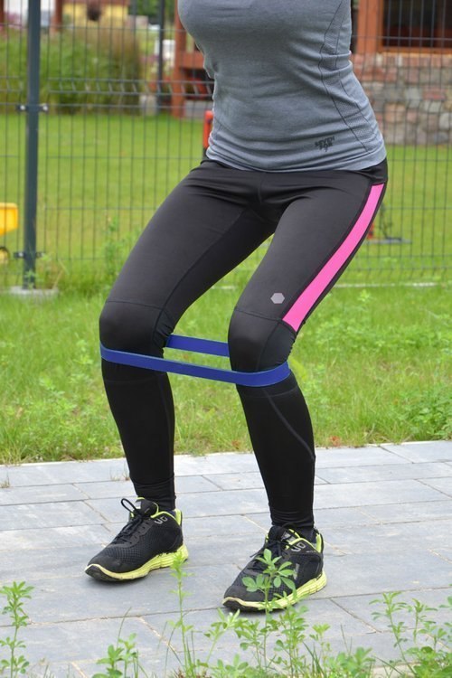 Guma treningowa Mini Band Eb Fit 22-34kg niebieska Guma treningowa Mini Band Eb Fit 22-34kg niebieska