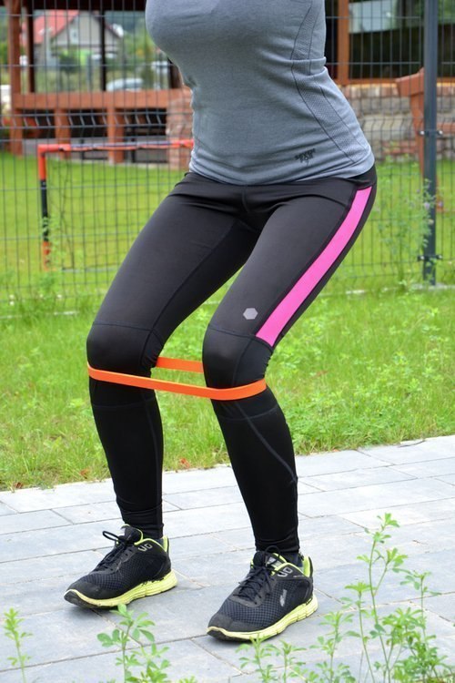 Guma treningowa Mini Band Eb Fit 8-12kg czerwona Guma treningowa Mini Band Eb Fit 8-12kg czerwona