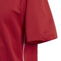 Koszulka dziecięca adidas Core 18 czerwona piłkarska, sportowa