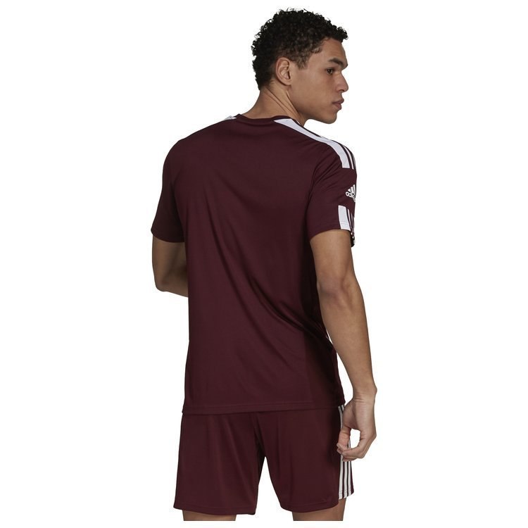 Koszulka męska adidas Squadra 21 Jersey bordowa piłkarska, sportowa