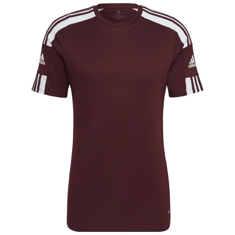 Koszulka męska adidas Squadra 21 Jersey bordowa piłkarska, sportowa Koszulka męska adidas Squadra 21 Jersey bordowa piłkarska, sportowa