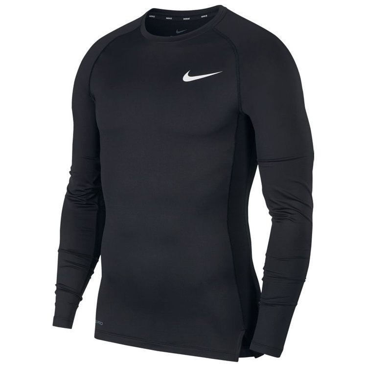 Koszulka z długim rękawem męska Nike Pro czarna sportowa