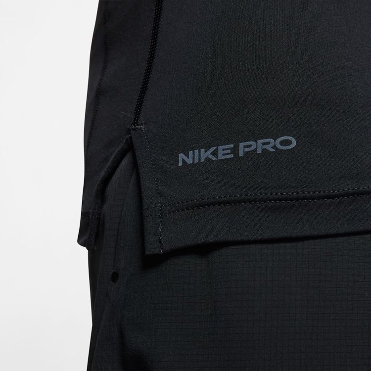 Koszulka z długim rękawem męska Nike Pro czarna sportowa Koszulka z długim rękawem męska Nike Pro czarna sportowa