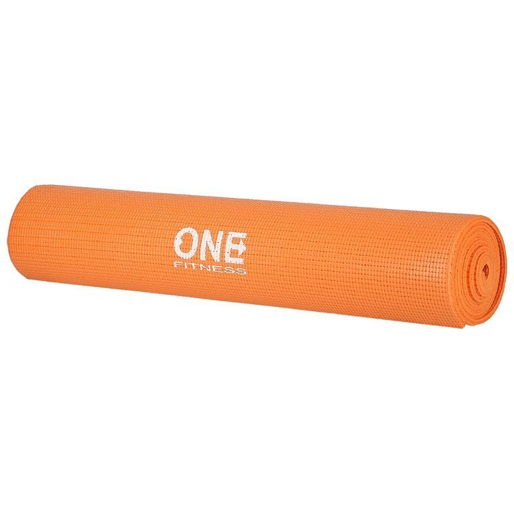 Mata do ćwiczeń fitness, jogi HMS ONE YM02 173x61cm pomarańczowa Mata do ćwiczeń fitness, jogi HMS ONE YM02 173x61cm pomarańczowa