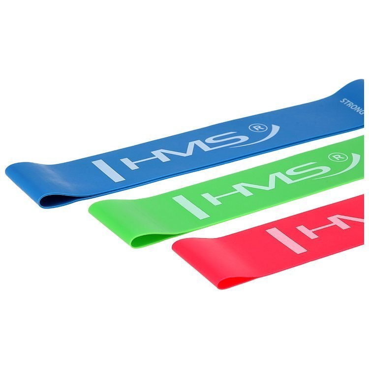 Zestaw 3 gum do ćwiczeń HMS Slim Set GU04 Zestaw 3 gum do ćwiczeń HMS Slim Set GU04