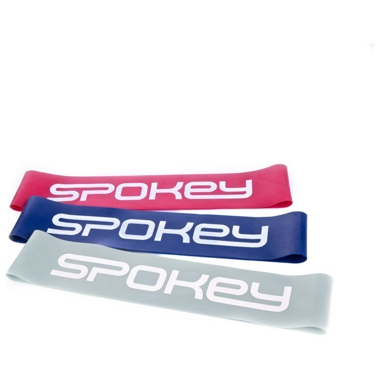 Zestaw gum fitness Mini Band o różnym stopniu oporu 3 szt. Spokey Flex Set Zestaw gum fitness Mini Band o różnym stopniu oporu 3 szt. Spokey Flex Set