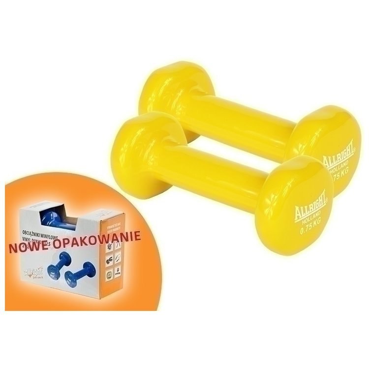 Zestaw obciążników winylowych 2x0,75 kg Zestaw obciążników winylowych 2x0,75 kg