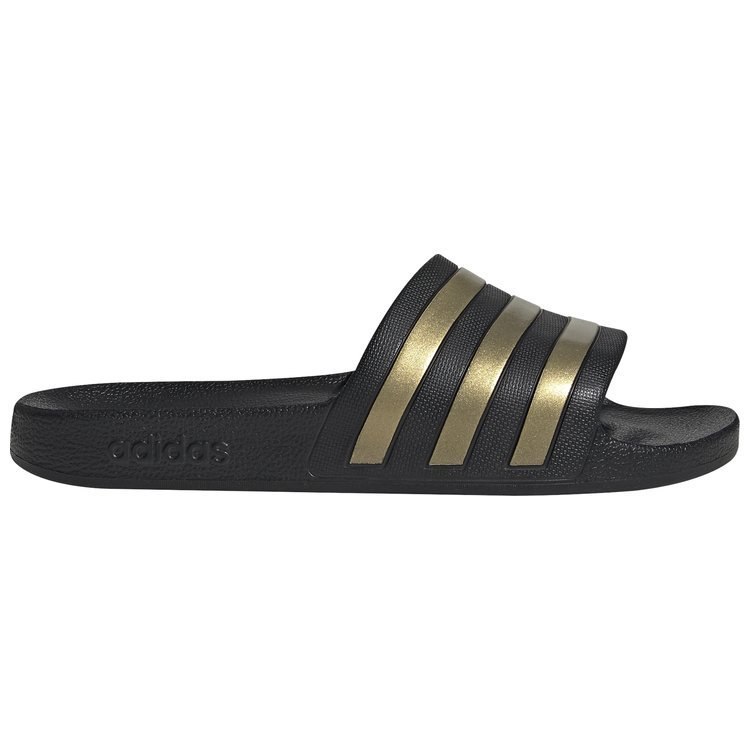 Klapki unisex adidas Adilette Aqua czarno-złote pianka EVA Klapki unisex adidas Adilette Aqua czarno-złote pianka EVA