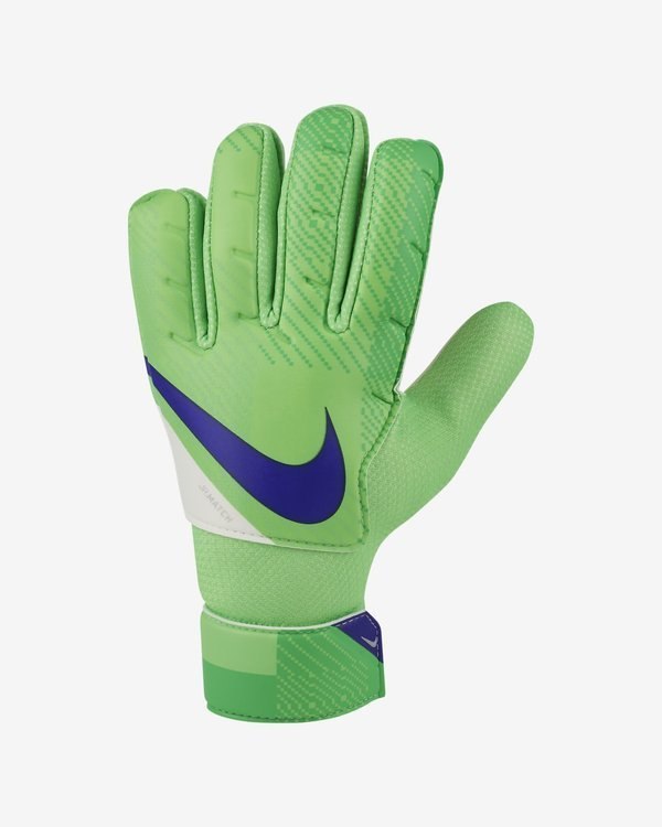 Rękawice bramkarskie Nike Goalkeeper Match Junior zielono-białe Rękawice bramkarskie Nike Goalkeeper Match Junior zielono-białe