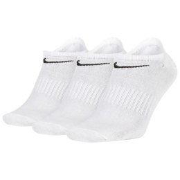 Skarpety 3-pak stopki Nike Everyday Lightweight białe treningowe