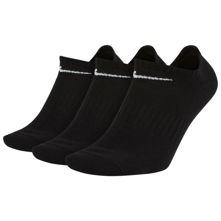 Skarpety 3-pak stopki Nike Everyday Lightweight czarne treningowe Skarpety 3-pak stopki Nike Everyday Lightweight czarne treningowe