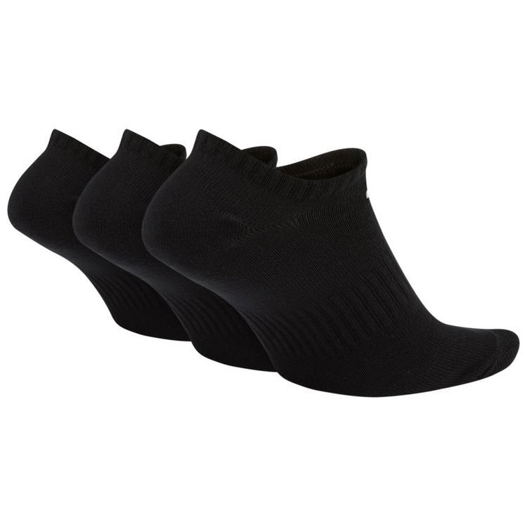 Skarpety 3-pak stopki Nike Everyday Lightweight czarne treningowe Skarpety 3-pak stopki Nike Everyday Lightweight czarne treningowe