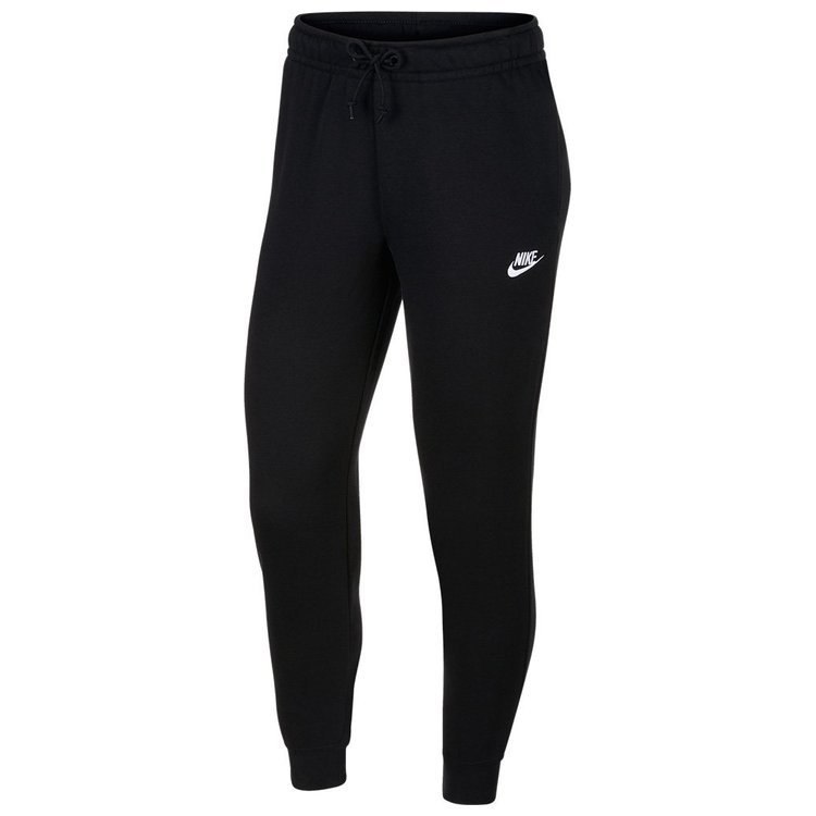 Spodnie sportowe damskie Nike Sportswear Essential czarne bawełniane