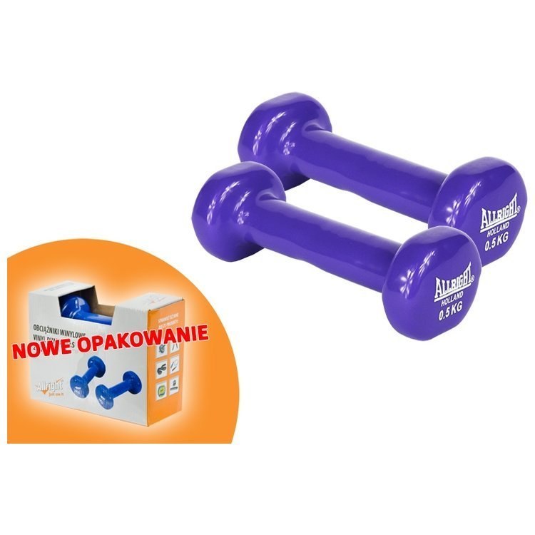 Zestaw obciążników winylowych 2x0,5 kg Zestaw obciążników winylowych 2x0,5 kg