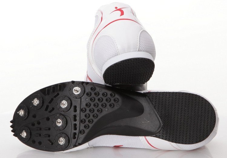 Buty do biegania Polanik białe włókno syntetyczne Buty do biegania Polanik białe włókno syntetyczne