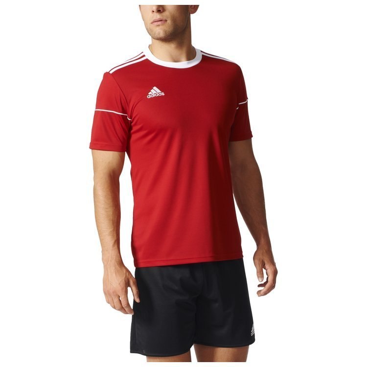 Koszulka męska adidas Squadra 17 Jersey czerwona piłkarska, sportowa Koszulka męska adidas Squadra 17 Jersey czerwona piłkarska, sportowa