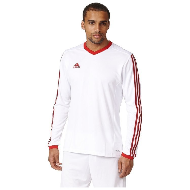Koszulka z długim rękawem męska adidas Tabela 14 Jersey biała piłkarska, sportowa