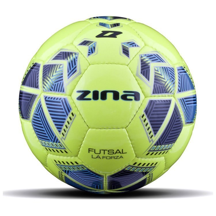 Piłka nożna Zina FUTSAL LA FORZA granatowo-żółta rozmiar 4