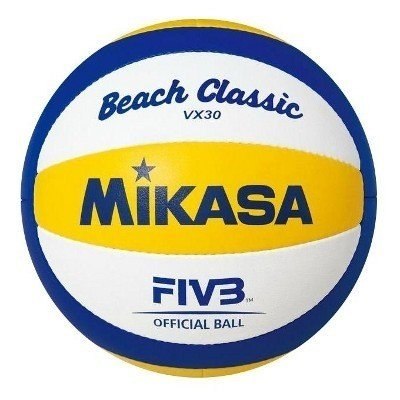 Piłka siatkowa MIKASA VX30 granatowo-żółto-biała rozmiar 5 plażowa