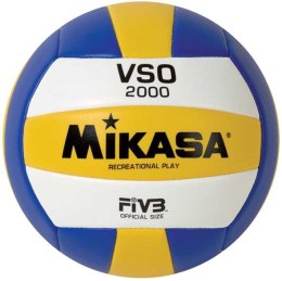 Piłka siatkowa MIKASA VSO2000 granatowo-żółto-biała rozmiar 5 FIVB