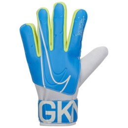 Rękawice bramkarskie męskie Nike Goalkeeper Match biało-niebieskie