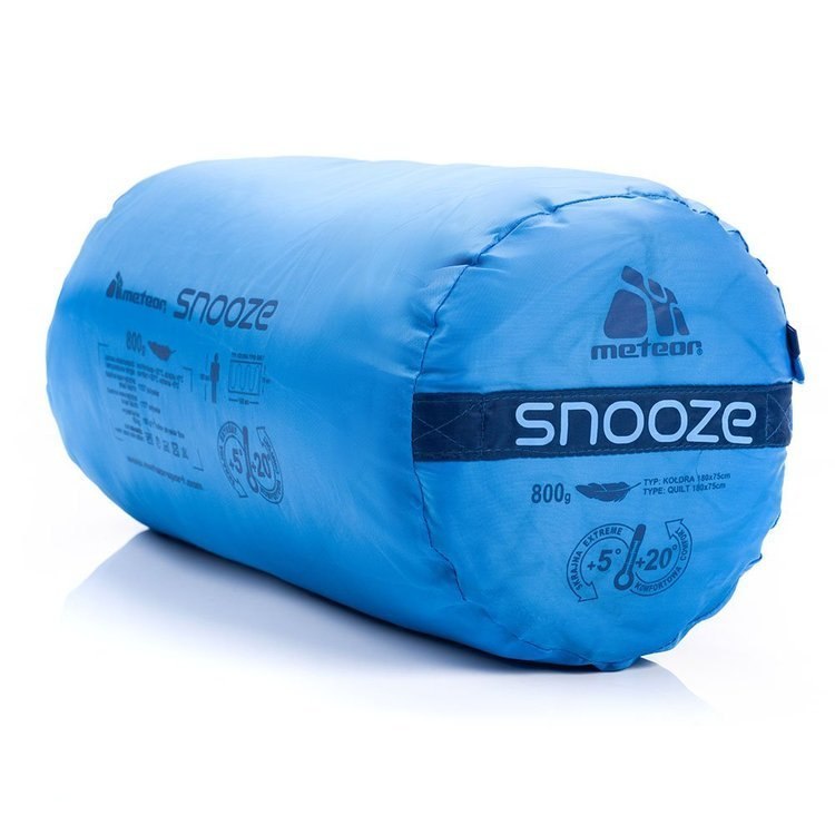Śpiwór Meteor Snooze 180x75 niebieski Śpiwór Meteor Snooze 180x75 niebieski