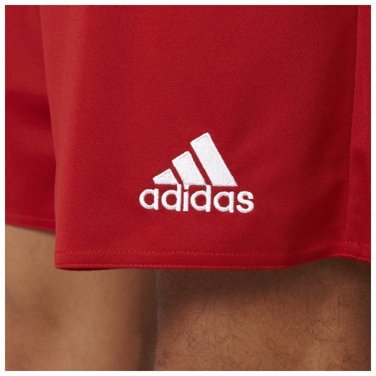 Spodenki męskie adidas PARMA II czerwone poliestrowe Spodenki męskie adidas PARMA II czerwone poliestrowe