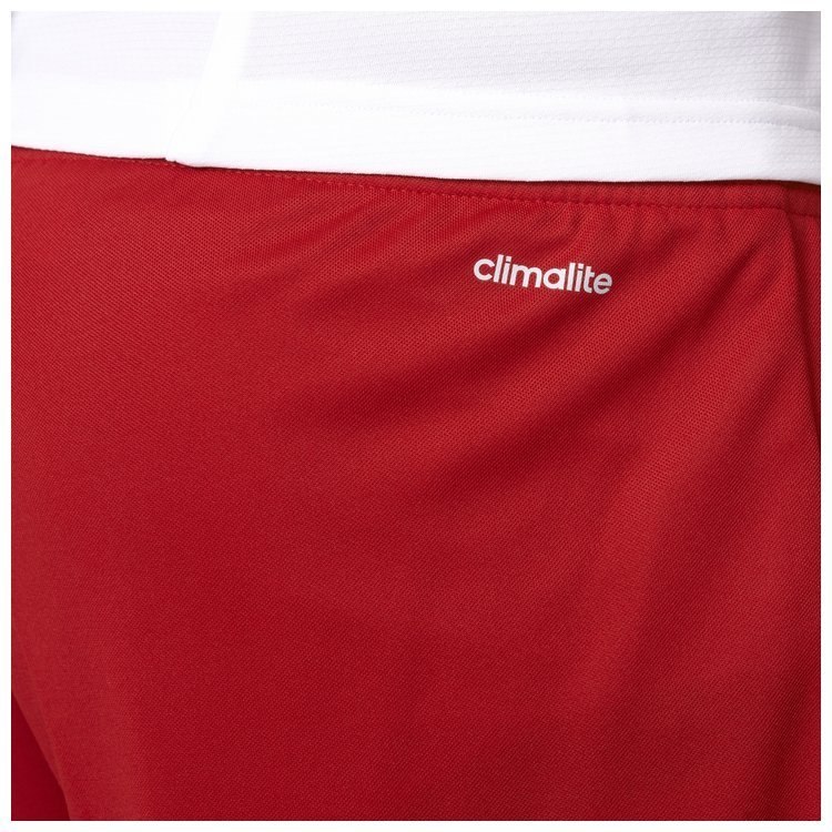 Spodenki męskie adidas PARMA II czerwone poliestrowe Spodenki męskie adidas PARMA II czerwone poliestrowe