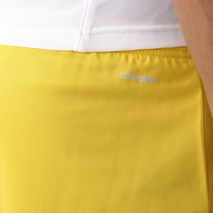 Spodenki męskie adidas PARMA żółte poliestrowe