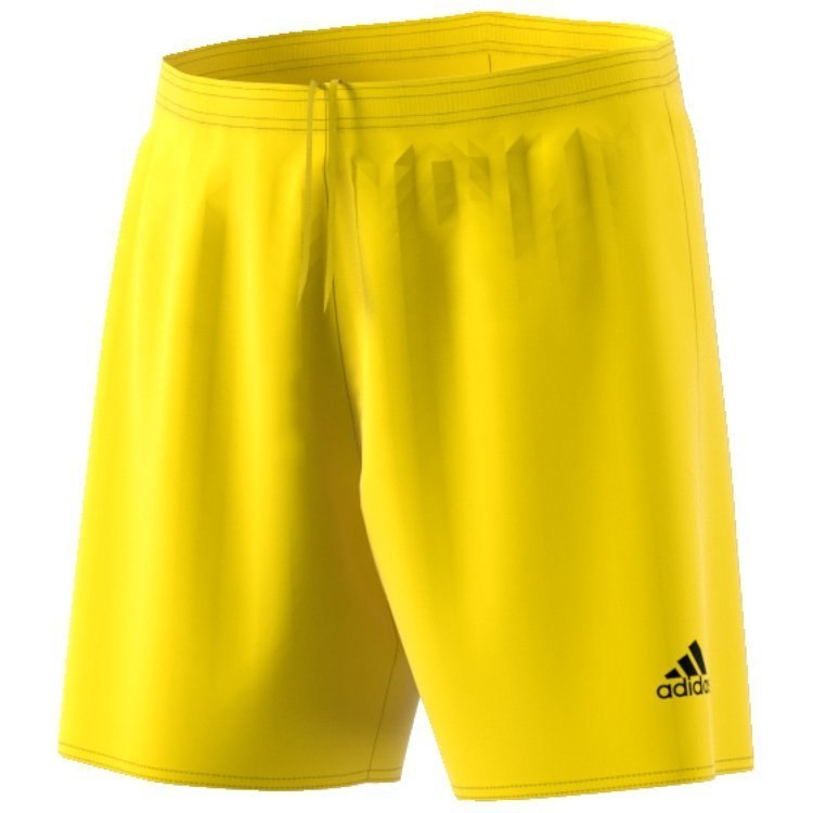 Spodenki męskie adidas PARMA żółte poliestrowe Spodenki męskie adidas PARMA żółte poliestrowe