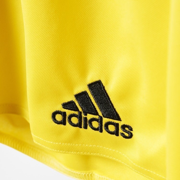 Spodenki męskie adidas PARMA żółte poliestrowe Spodenki męskie adidas PARMA żółte poliestrowe