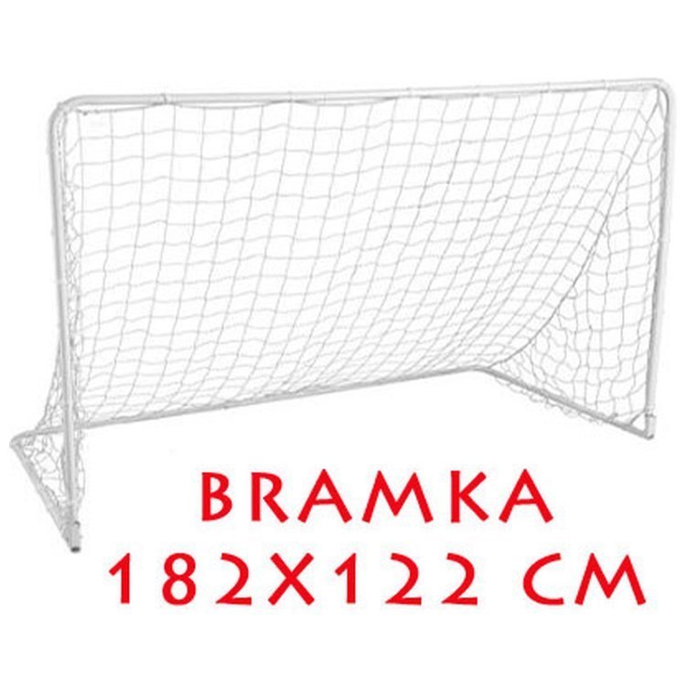 Bramka Yakimasport biała stalowa składana 182 x 122 cm Bramka Yakimasport biała stalowa składana 182 x 122 cm