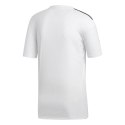 Koszulka męska adidas Striped 19 Jersey biało-czarna poliestrowa