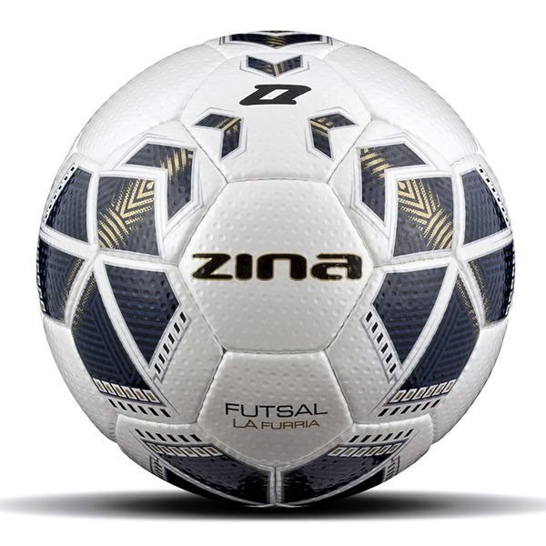 Piłka Nożna Zina FUTSAL LA FURRIA czarno-biała rozmiar 4 halowa Piłka Nożna Zina FUTSAL LA FURRIA czarno-biała rozmiar 4 halowa