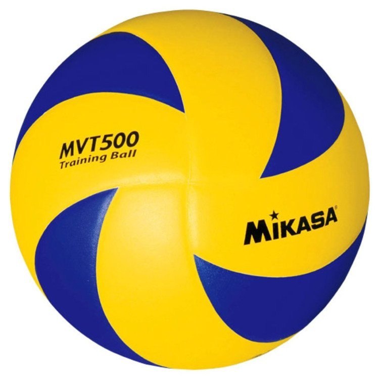 Piłka siatkowa MIKASA MVT 500 granatowo-żółta rozmiar 5