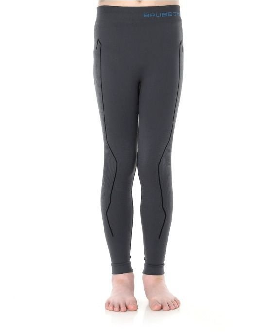 Spodnie legginsy dziecięce Brubeck czarne termoaktywne Spodnie legginsy dziecięce Brubeck czarne termoaktywne
