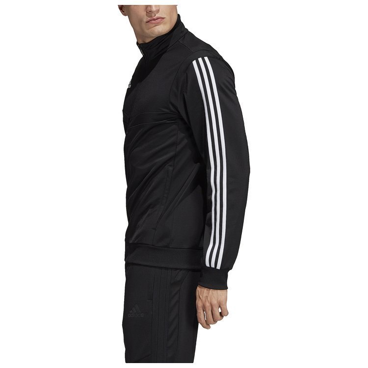Bluza męska adidas Tiro 19 czarna bez kaptura na zamek treningowa