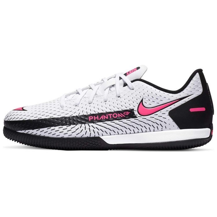 Buty piłkarskie halówki dziecięce Nike Phantom GT Academy IC białe Buty piłkarskie halówki dziecięce Nike Phantom GT Academy IC białe
