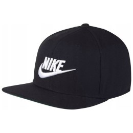 Czapka z daszkiem Nike PRO CAP FUTURA czarna full cap poliestrowa