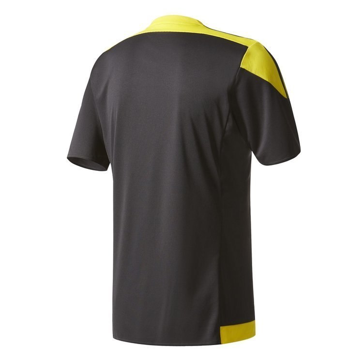 Koszulka adidas Striped 19 Jersey czarno-żółta poliestrowa