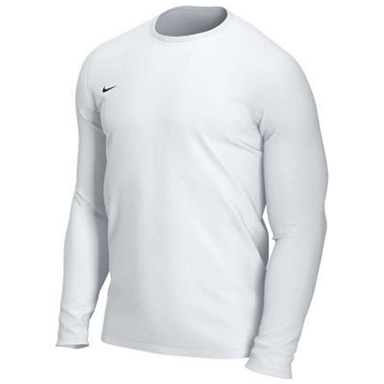 Koszulka z długim rękawem męska Nike PARK VII biała sportowa, piłkarska