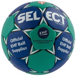 Piłka ręczna Select Mundo granatowo-zielona rozmiar 0 EHF
